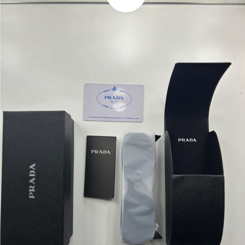 Prada Glossy Black Designer Sunglasses - Picture 3 of 3